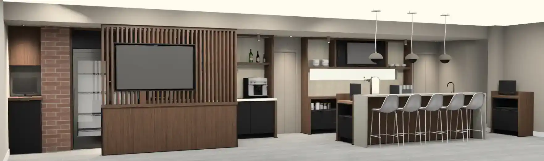 photo 3d du restaurant le moulin